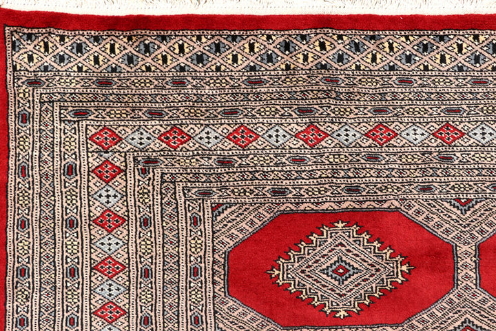 Firebrick Jaldar 6' 7 x 7' 8 - No. 59665 - ALRUG Rug Store