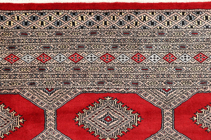 Firebrick Jaldar 6' 7 x 7' 8 - No. 59665 - ALRUG Rug Store