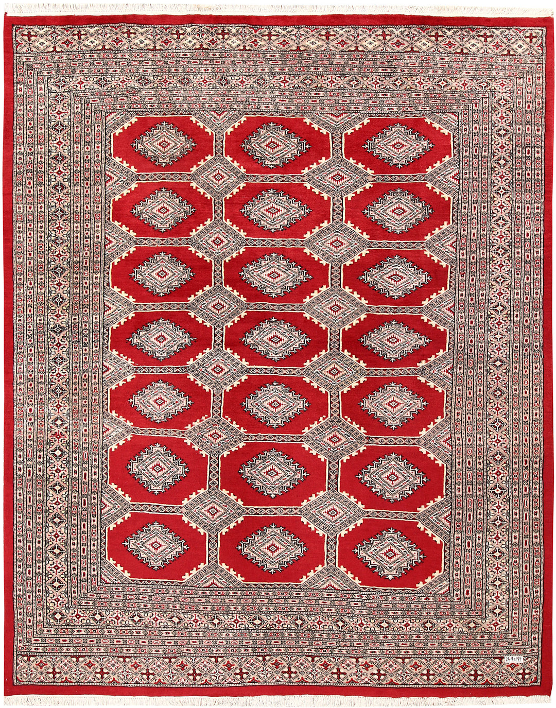 Firebrick Jaldar 6' 6 x 8' 2 - No. 59668 - ALRUG Rug Store
