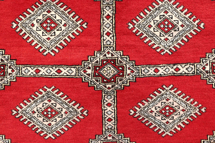 Firebrick Jaldar 6' 9 x 8' 2 - No. 59671 - ALRUG Rug Store