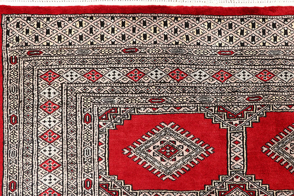 Firebrick Jaldar 6' 7 x 8' 4 - No. 59672 - ALRUG Rug Store