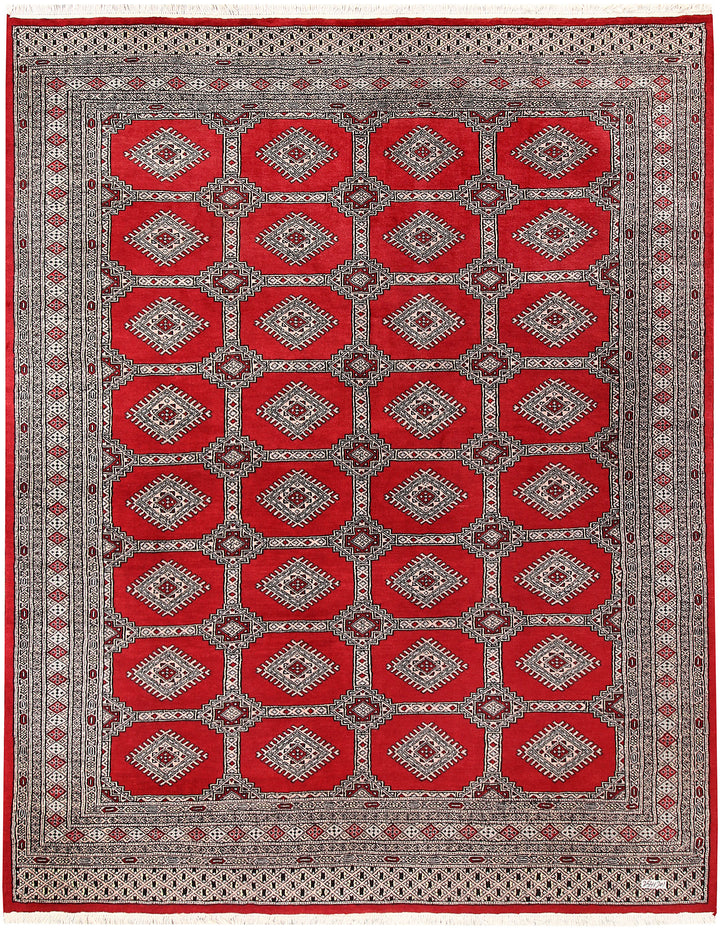 Firebrick Jaldar 6' 7 x 8' 4 - No. 59672 - ALRUG Rug Store