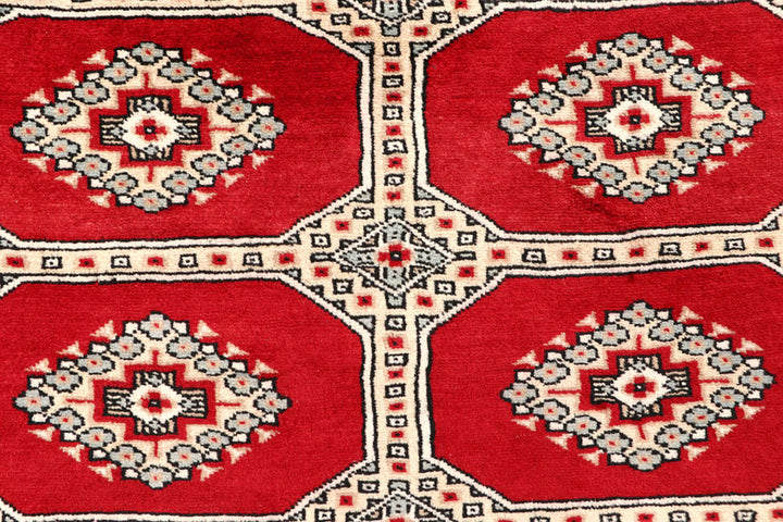 Firebrick Jaldar 6'  6" x 7'  9" - No. QA88262