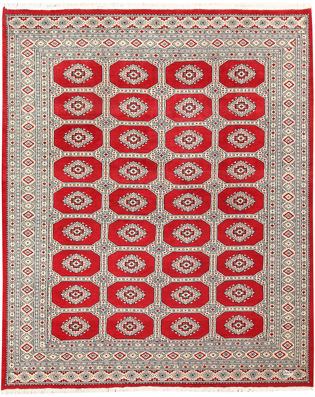 Firebrick Jaldar 6' 6 x 7' 9 - No. 59673 - ALRUG Rug Store