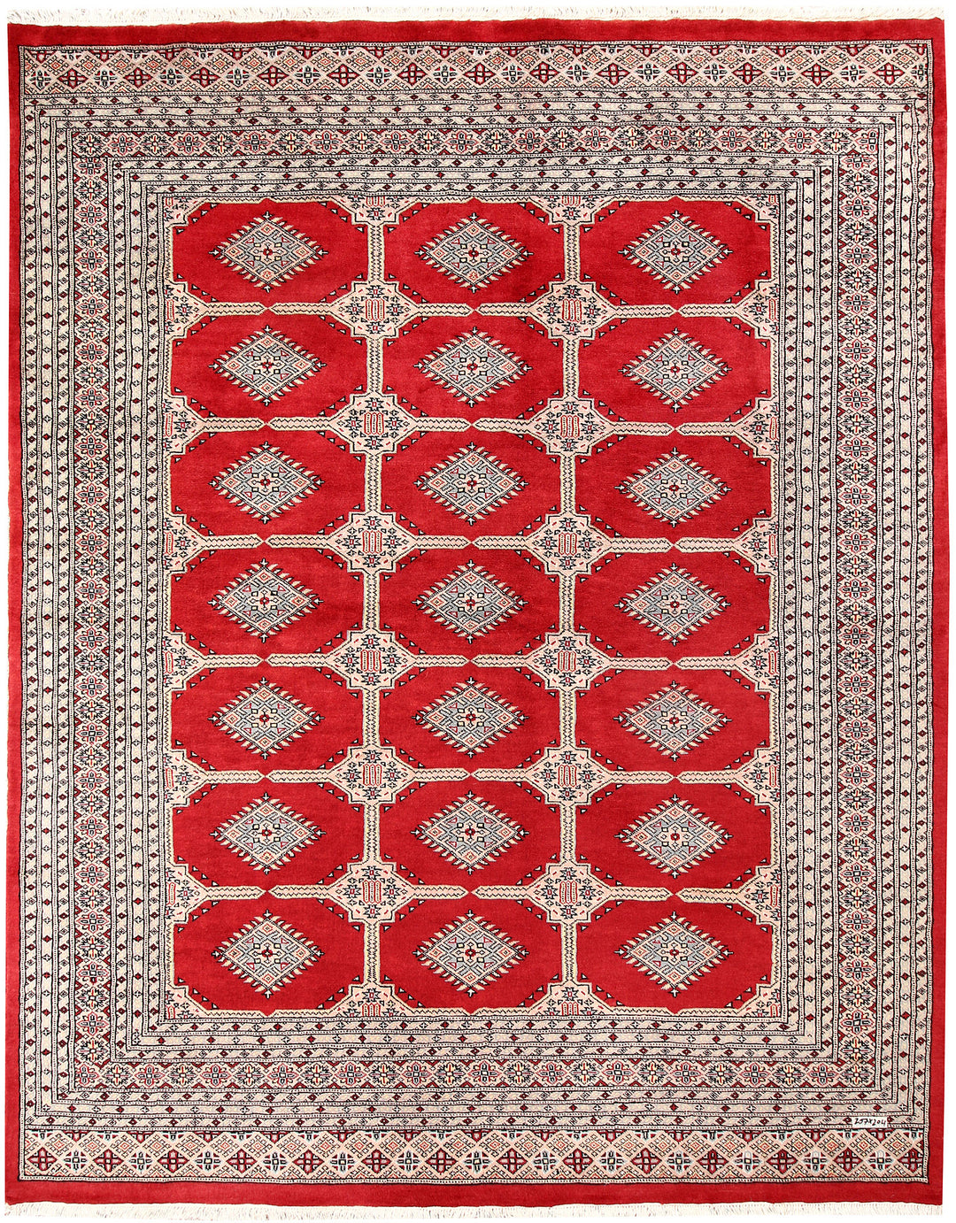 Firebrick Jaldar 6' 8 x 8' 5 - No. 59674 - ALRUG Rug Store