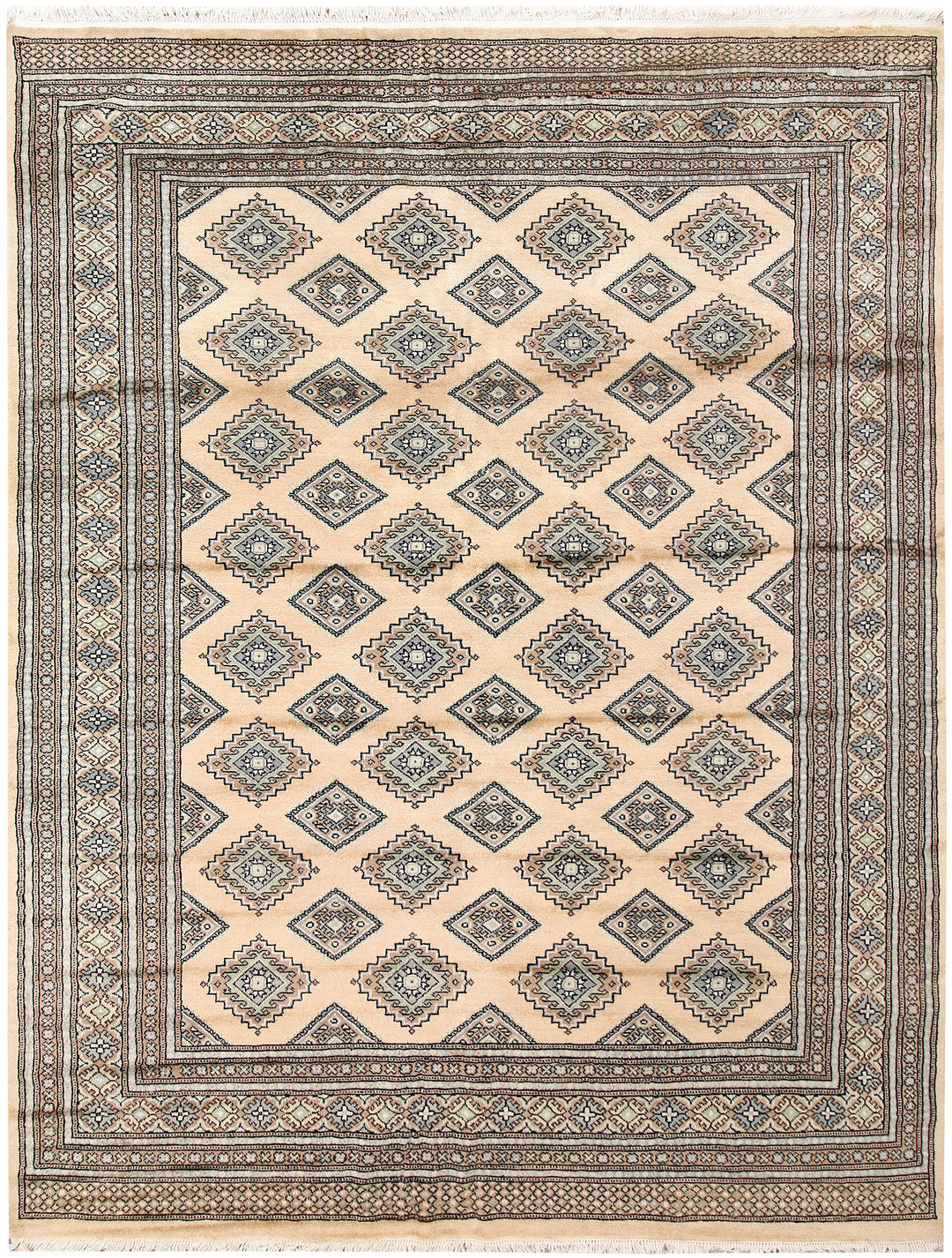 Blanched Almond Jaldar 6' 8 x 8' 6 - No. 59676 - ALRUG Rug Store
