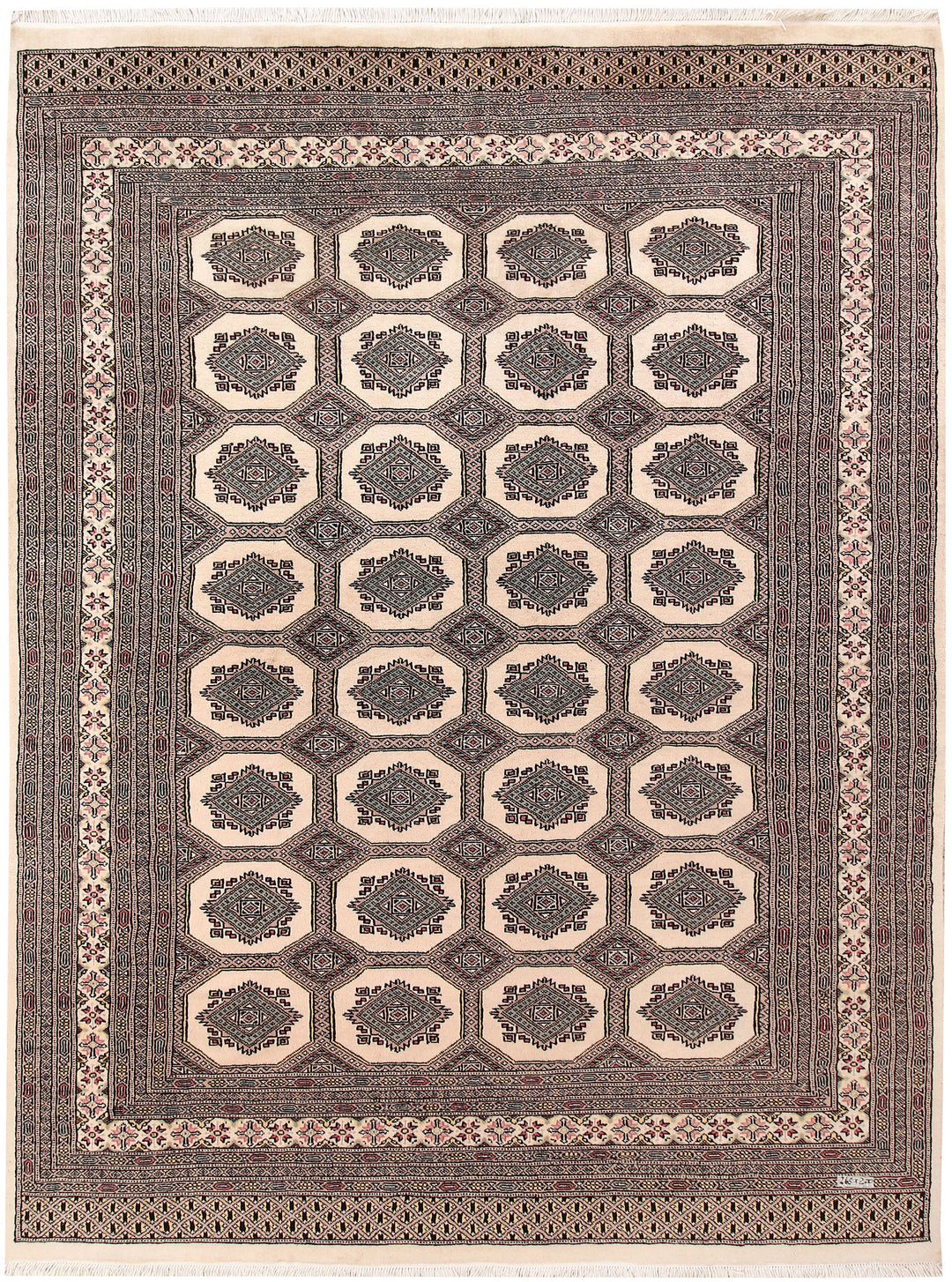 Blanched Almond Jaldar 6' 7 x 8' 8 - No. 59677 - ALRUG Rug Store