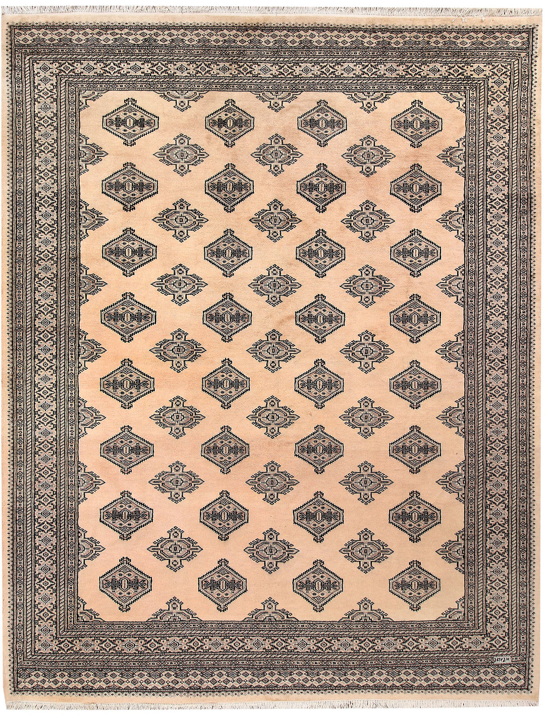 Navajo White Jaldar 6' 11 x 8' 9 - No. 59682 - ALRUG Rug Store