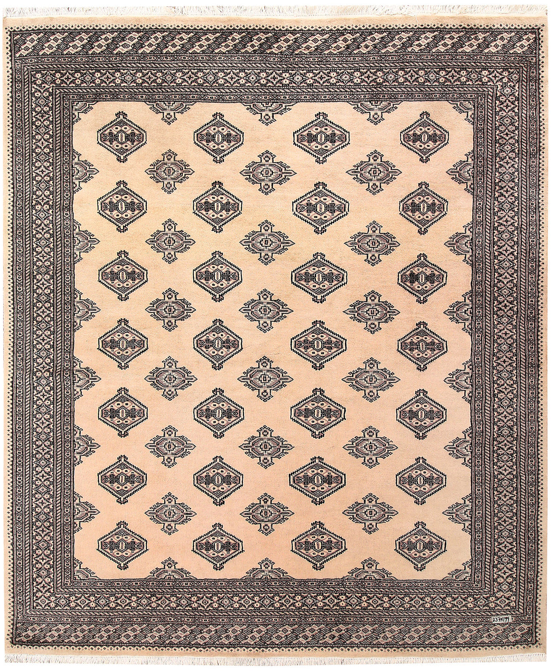 Blanched Almond Jaldar 6' 6 x 7' 9 - No. 59683 - ALRUG Rug Store