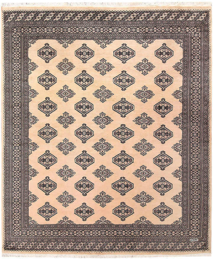 Blanched Almond Jaldar 6' 6 x 7' 9 - No. 59683 - ALRUG Rug Store