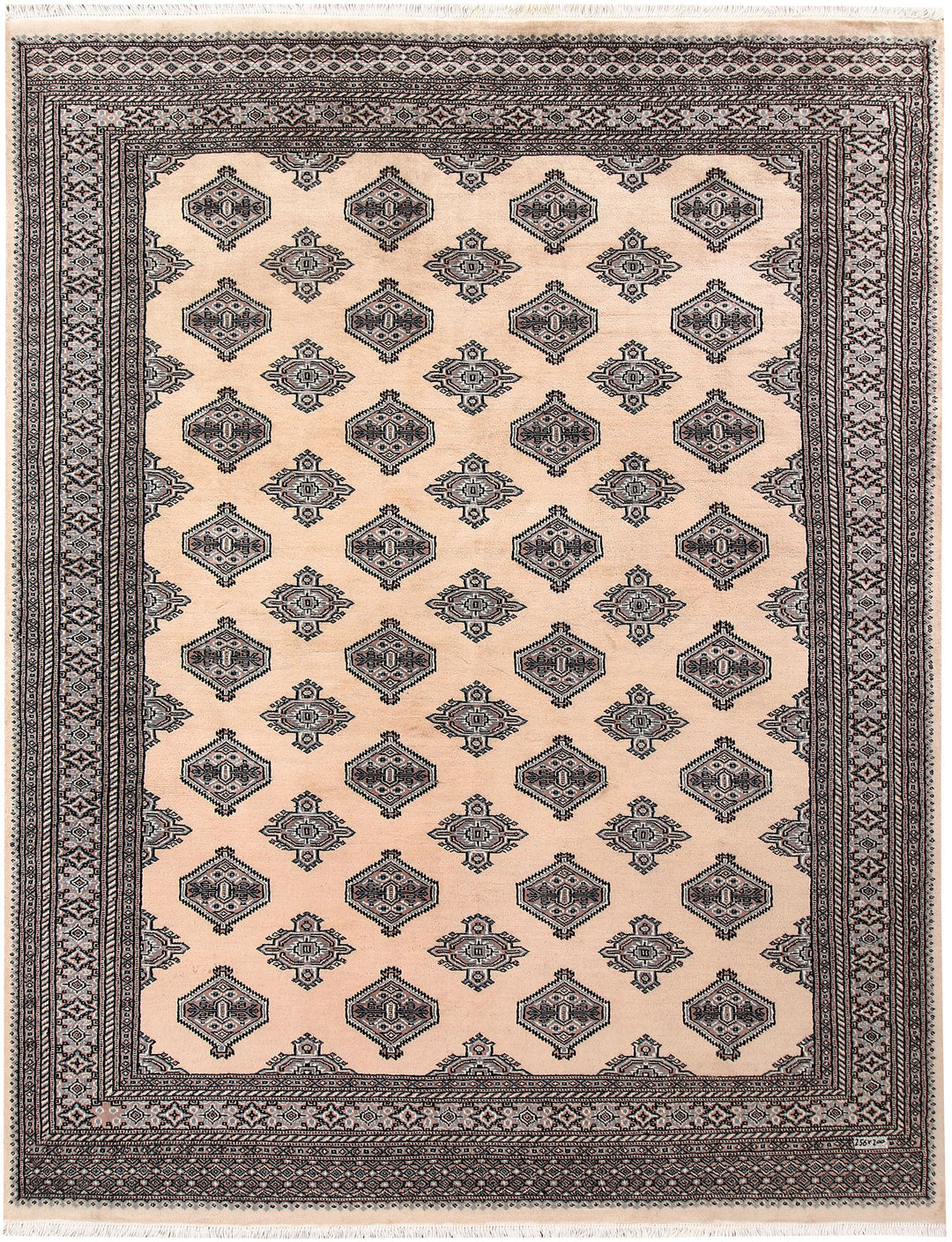 Blanched Almond Jaldar 6' 7 x 8' 5 - No. 59684 - ALRUG Rug Store