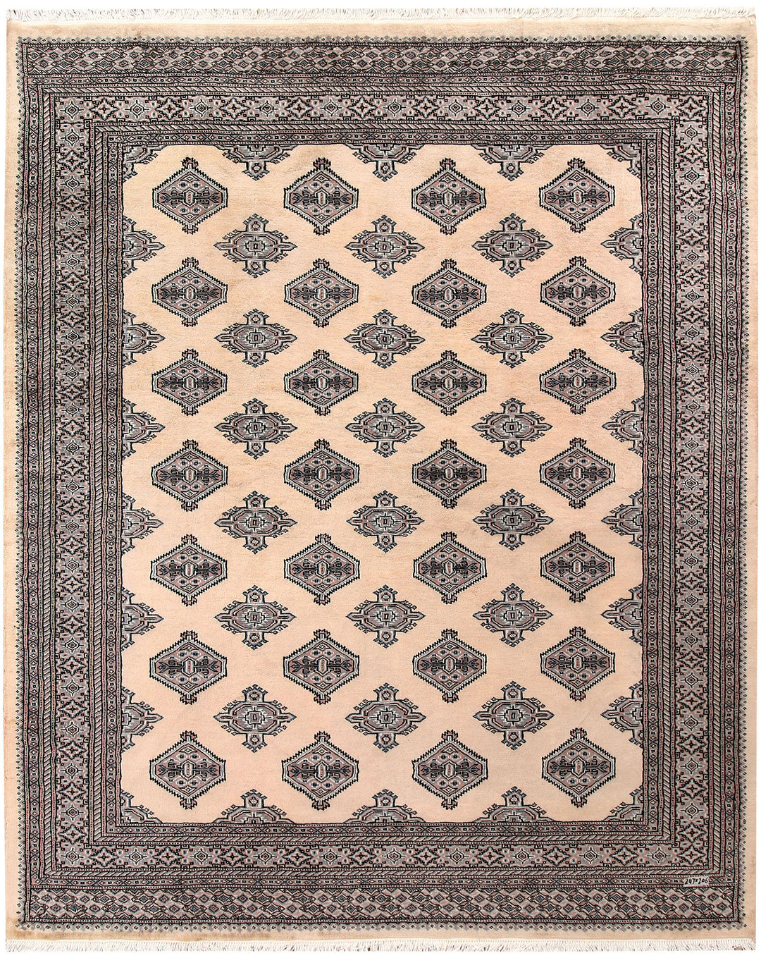 Blanched Almond Jaldar 6' 9 x 8' 1 - No. 59685 - ALRUG Rug Store