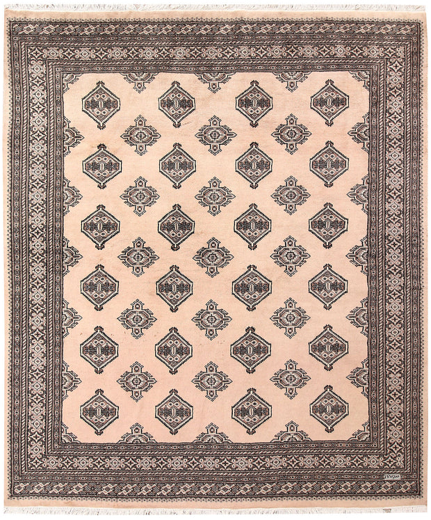 Blanched Almond Jaldar 6' 7 x 7' 9 - No. 59686 - ALRUG Rug Store