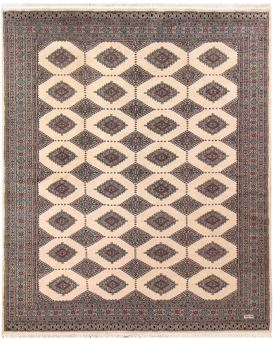 Blanched Almond Jaldar 6' 6 x 7' 10 - No. 59687 - ALRUG Rug Store