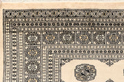 Blanched Almond Bokhara 6' 10 x 8' 6 - No. 59698 - ALRUG Rug Store
