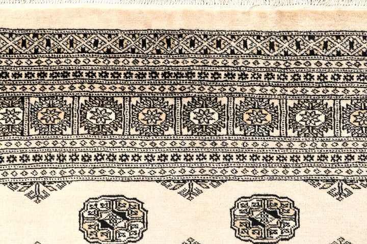 Blanched Almond Bokhara 6' 10 x 8' 6 - No. 59698 - ALRUG Rug Store