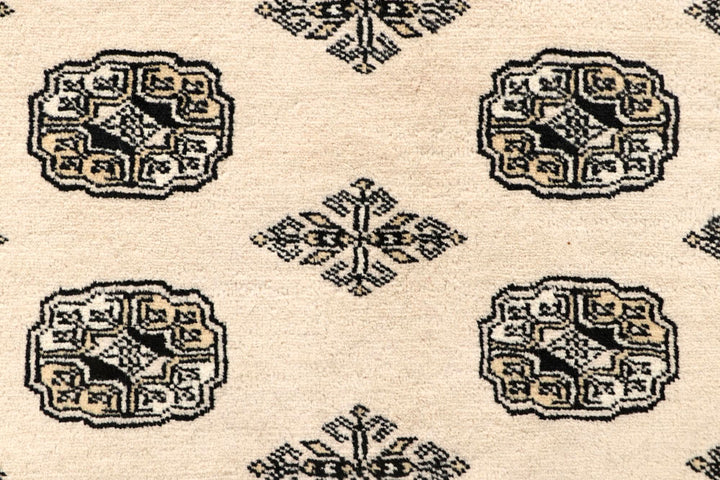 Blanched Almond Bokhara 6' 10 x 8' 6 - No. 59698 - ALRUG Rug Store