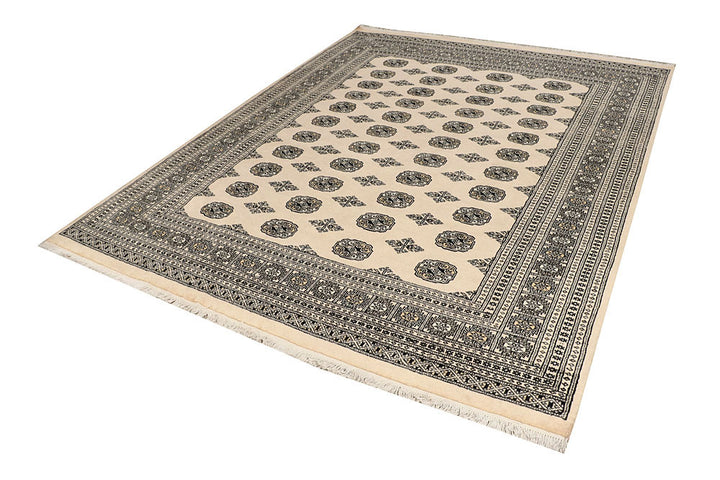Blanched Almond Bokhara 6' 10 x 8' 6 - No. 59698 - ALRUG Rug Store