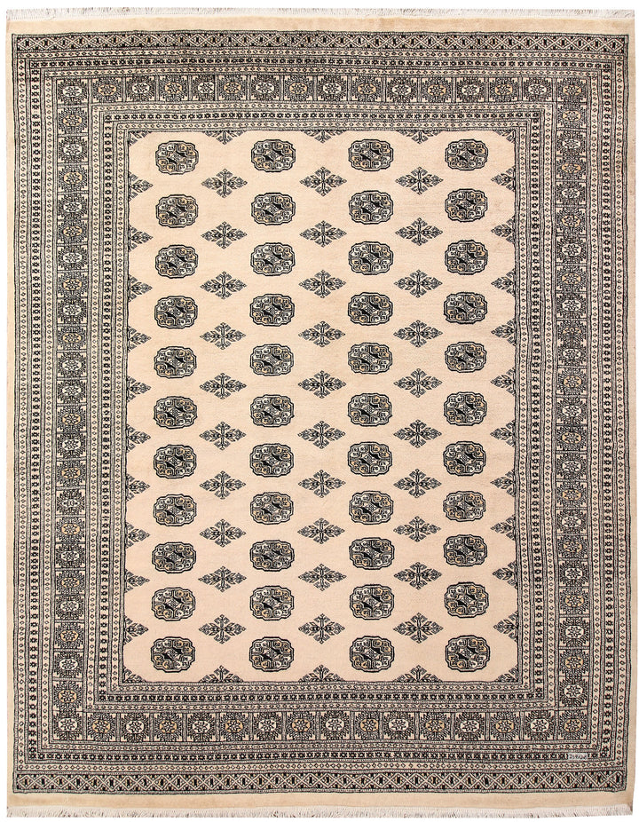 Blanched Almond Bokhara 6' 10 x 8' 6 - No. 59698 - ALRUG Rug Store