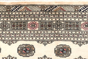 Blanched Almond Bokhara 6' 5 x 8' 7 - No. 59699 - ALRUG Rug Store