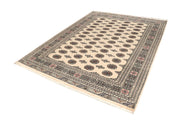 Blanched Almond Bokhara 6' 5 x 8' 7 - No. 59699 - ALRUG Rug Store