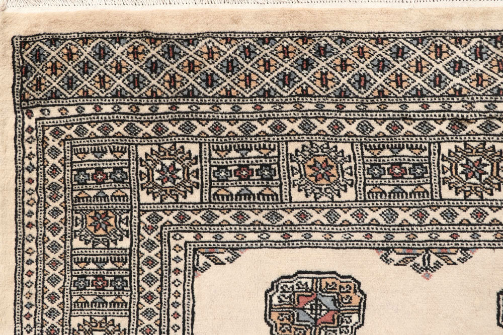 Blanched Almond Bokhara 6' 8 x 8' 2 - No. 59700 - ALRUG Rug Store