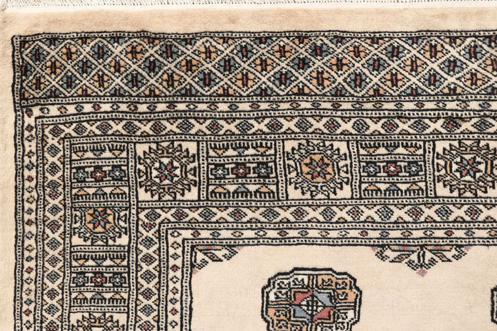 Blanched Almond Bokhara 6' 8 x 8' 2 - No. 59700 - ALRUG Rug Store