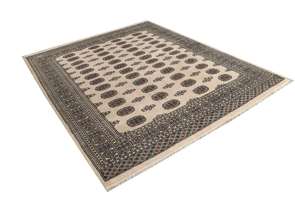 Blanched Almond Bokhara 6' 8 x 8' 2 - No. 59700 - ALRUG Rug Store