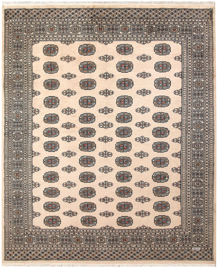 Blanched Almond Bokhara 6' 8 x 8' 2 - No. 59700 - ALRUG Rug Store
