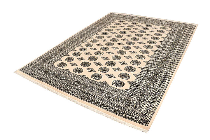 Blanched Almond Bokhara 6' 7 x 8' 10 - No. 59701 - ALRUG Rug Store