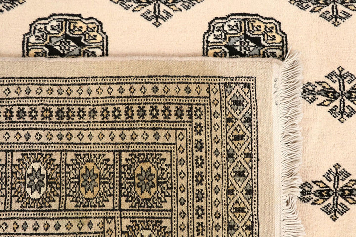 Blanched Almond Bokhara 6'  7" x 8'  10" - No. QA13022