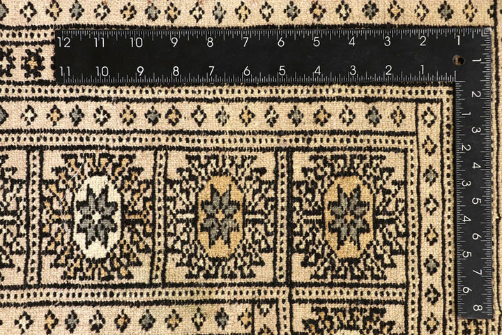 Blanched Almond Bokhara 6'  7" x 8'  10" - No. QA13022