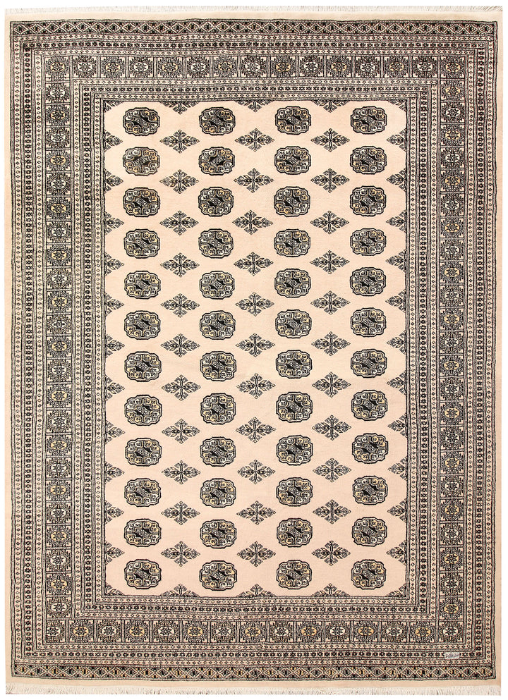 Blanched Almond Bokhara 6' 7 x 8' 10 - No. 59701 - ALRUG Rug Store