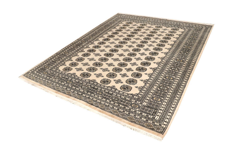 Blanched Almond Bokhara 6' 7 x 8' 6 - No. 59702 - ALRUG Rug Store