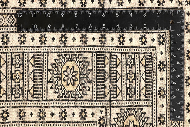 Blanched Almond Bokhara 6' 7 x 8' 6 - No. 59702 - ALRUG Rug Store