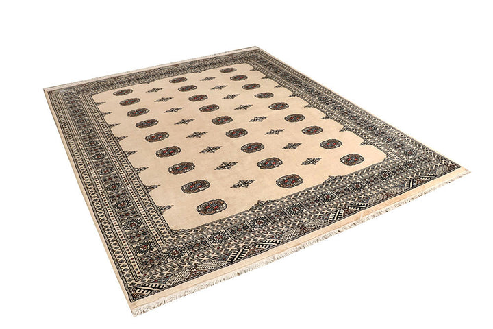 Blanched Almond Bokhara 6' 7 x 7' 7 - No. 59703 - ALRUG Rug Store