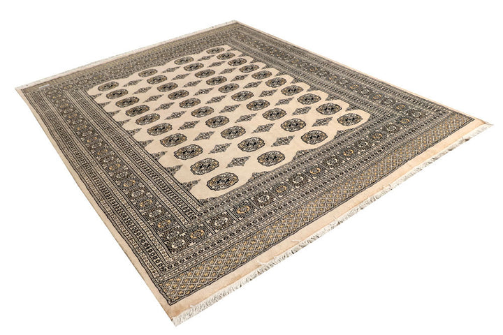 Blanched Almond Bokhara 6' 6 x 8' 2 - No. 59704 - ALRUG Rug Store