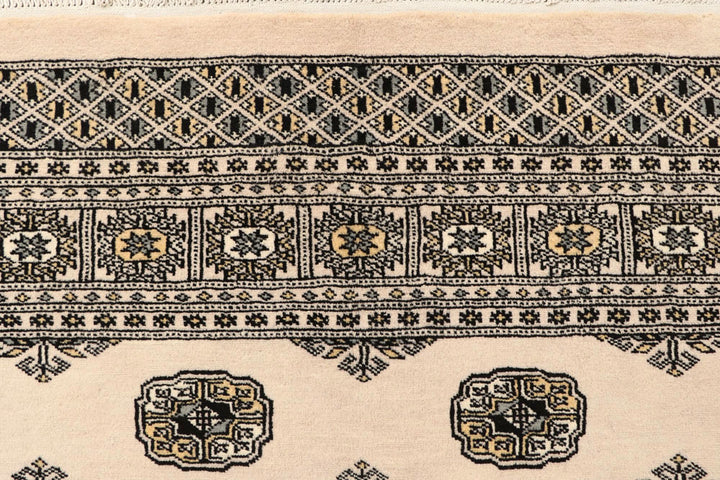 Blanched Almond Bokhara 6' 8 x 8' - No. 59705 - ALRUG Rug Store