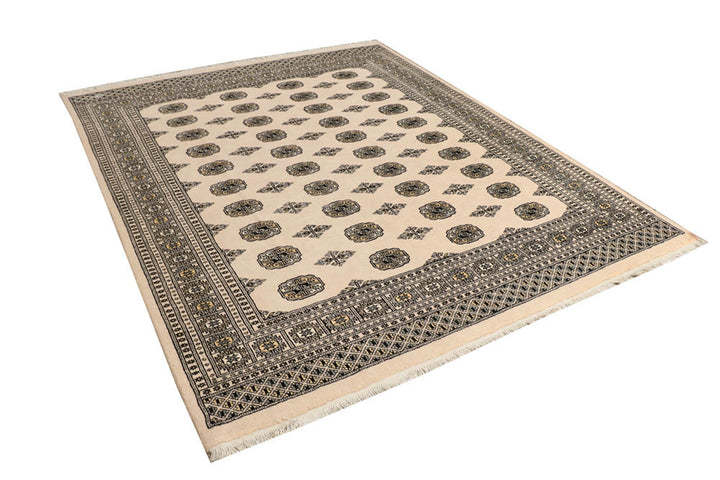 Blanched Almond Bokhara 6' 8 x 8' - No. 59705 - ALRUG Rug Store