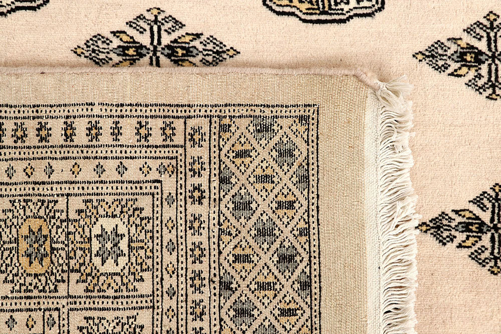 Blanched Almond Bokhara 6' 8 x 8' - No. 59705 - ALRUG Rug Store