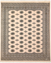 Blanched Almond Bokhara 6' 8 x 8' - No. 59705 - ALRUG Rug Store