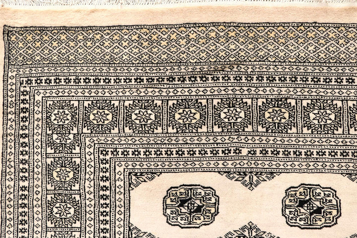 Bisque Bokhara 6' 7 x 7' 10 - No. 59706 - ALRUG Rug Store