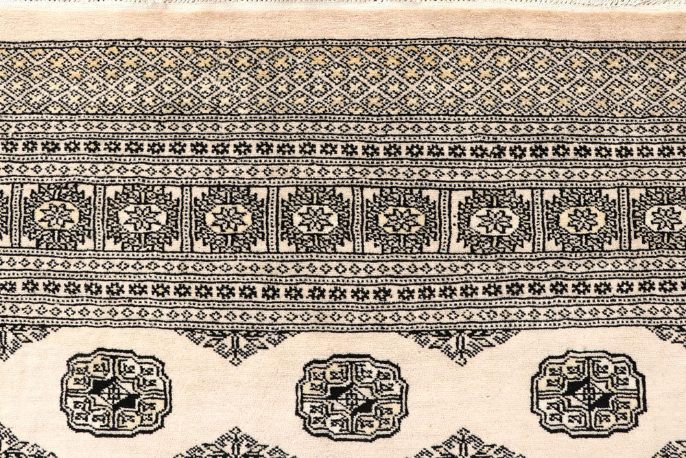 Bisque Bokhara 6' 7 x 7' 10 - No. 59706 - ALRUG Rug Store