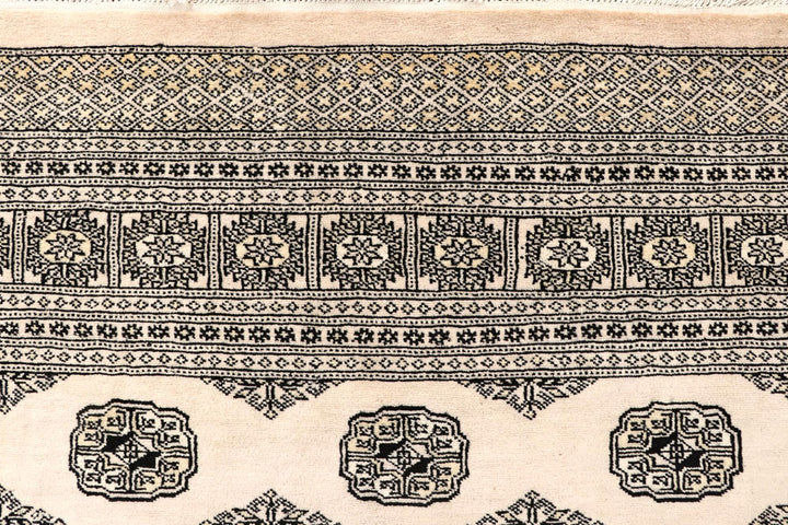 Bisque Bokhara 6' 7 x 7' 10 - No. 59706 - ALRUG Rug Store