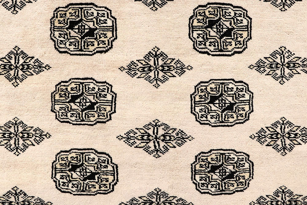 Bisque Bokhara 6' 7 x 7' 10 - No. 59706 - ALRUG Rug Store