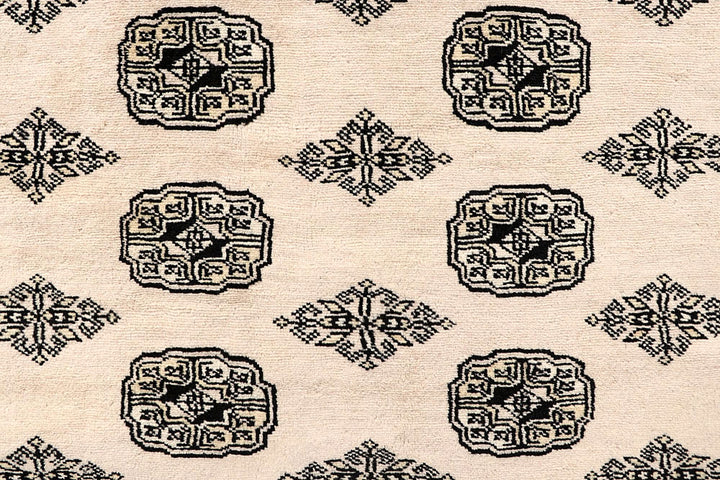 Bisque Bokhara 6' 7 x 7' 10 - No. 59706 - ALRUG Rug Store