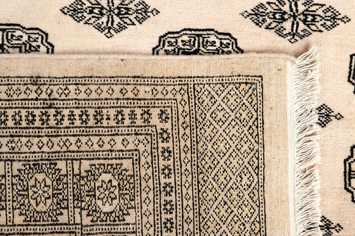 Bisque Bokhara 6' 7 x 7' 10 - No. 59706 - ALRUG Rug Store