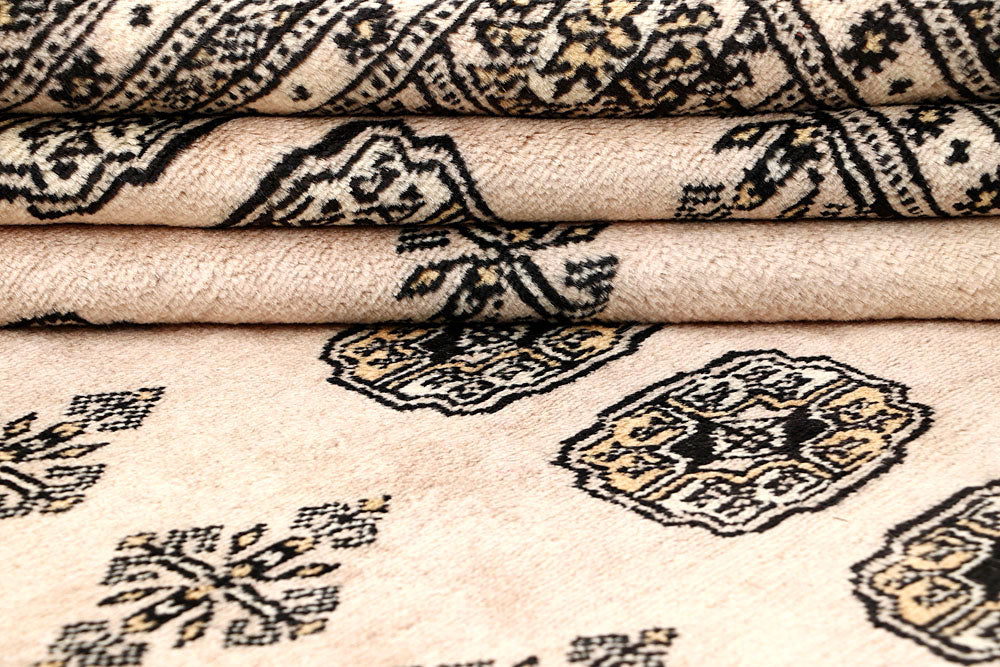 Bisque Bokhara 6' 4 x 8' 2 - No. 59708 - ALRUG Rug Store