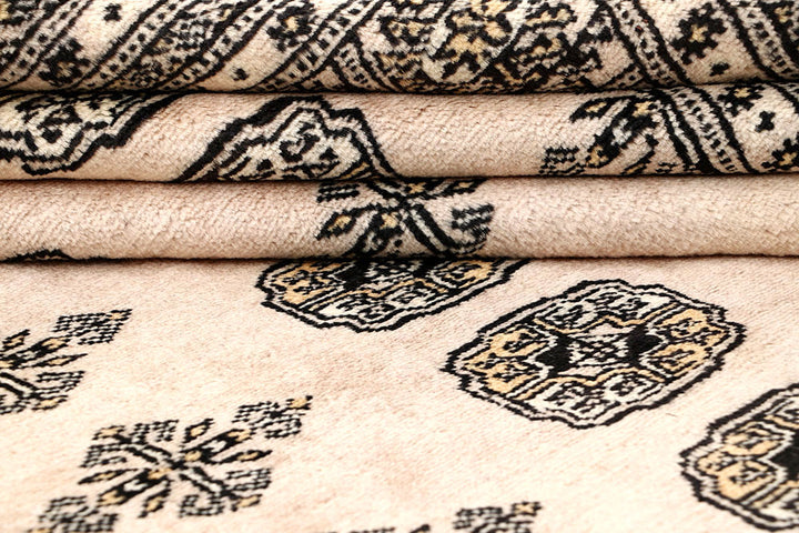 Bisque Bokhara 6' 4 x 8' 2 - No. 59708 - ALRUG Rug Store