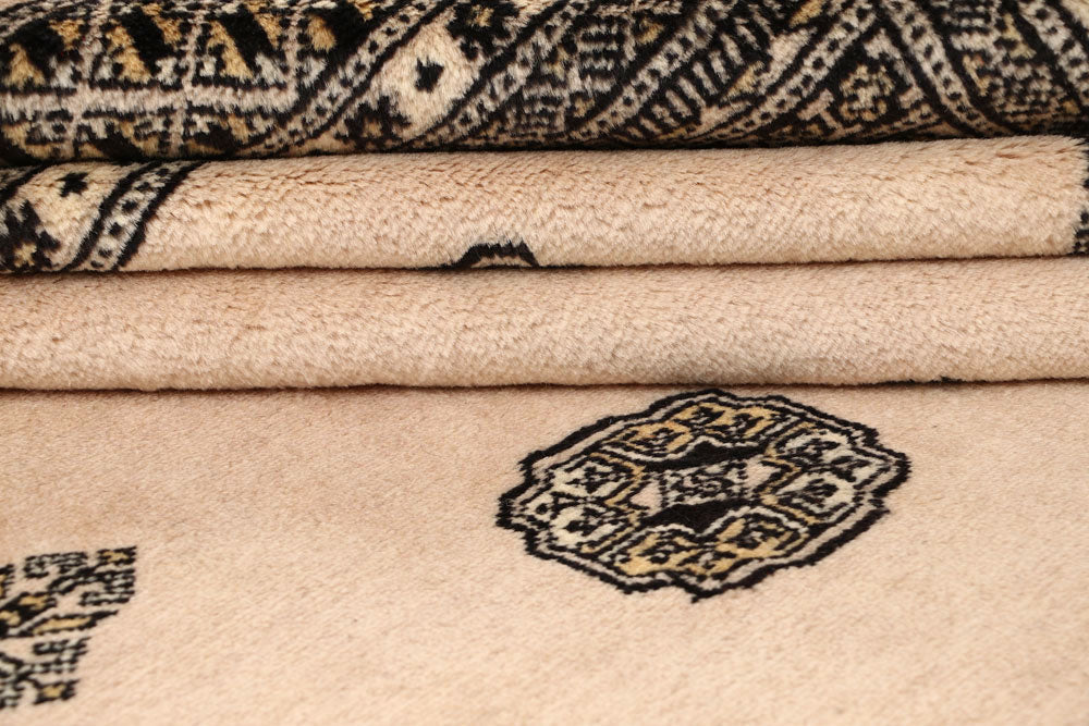 Bisque Bokhara 6' 7 x 8' 2 - No. 59709 - ALRUG Rug Store